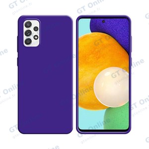 Coque Silicone Compatible pour Samsung Galaxy A52 5G A526/Galaxy A52 4G A525/Galaxy A52s 5G A528 (#7) Mauve