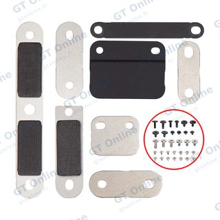 Jeu de petits supports métalliques pour Apple Macbook Pro 14" A2442 (2021) Pro / Max / A2779 (2023) / A2918 (2023) / A2992 (2023) / A3112 (2024) / A3401 (2024) Pro / A3185 (2024) Max