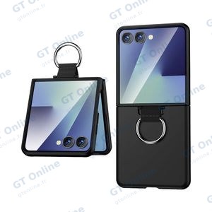 Coque de Protection avec Anneau Z-FL2 Samsung Galaxy Z Flip 8 F776 Noir