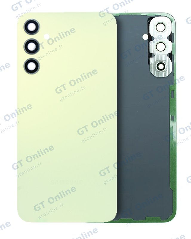 Capot arrière avec lentilles pour Samsung Galaxy A34 5G (A346 / 2023) (pack service origine, vert) — vue 1