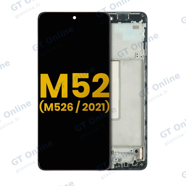 Écran OLED avec châssis pour Samsung Galaxy M52 5G (M526 / 2021) (reconditionné, toutes couleurs)