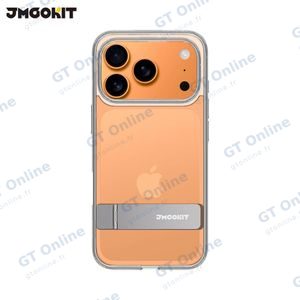 Coque de Protection Metal Bracket JMGOKIT pour Apple iPhone 17 Pro Transparent