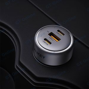 Chargeur Voiture Allume-Cigare AUKEY CC-P1 66W (2x USB-C + USB) — vue 2