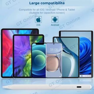 Stylet pour smartphones et tablettes JELLICO T1 — blanc