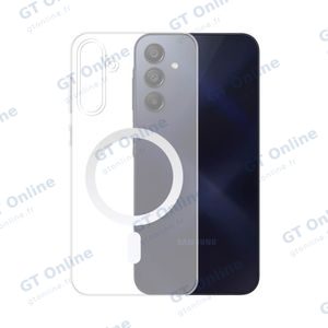 Coque Silicone MagSafe Compatible pour Samsung Galaxy A15 5G A156B Transparent