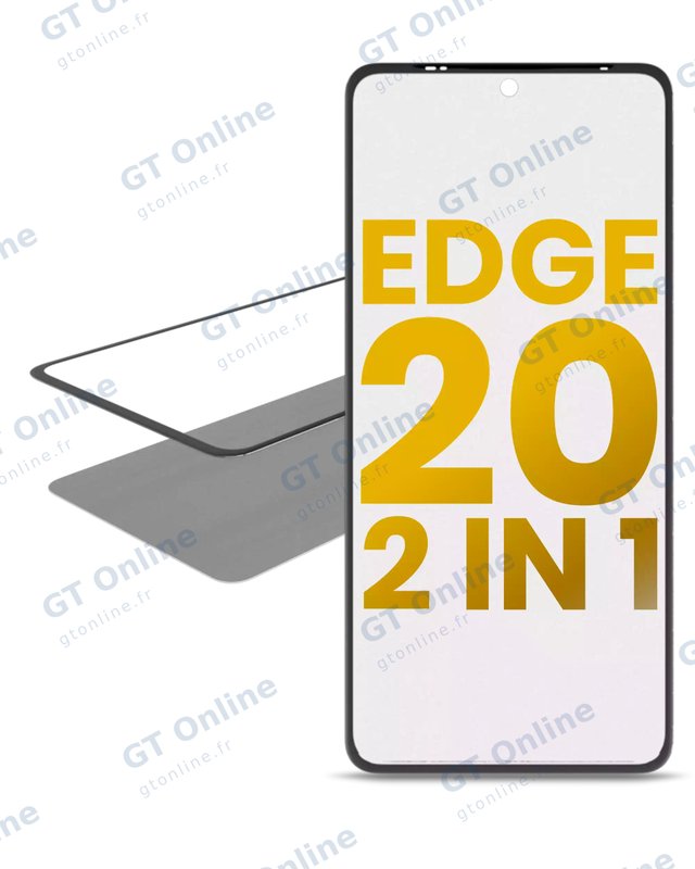 Vitre d’écran avec OCA pour Motorola Edge 20 (XT2143 / 2021)