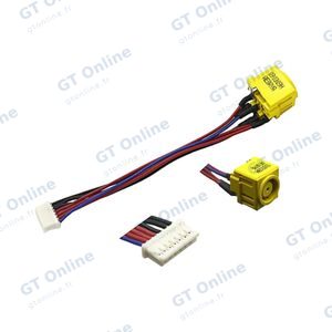 Connecteur Prise d'Alimentation DC Jack (8cm) pour Lenovo ThinkPad W510/ W520/ W530/ T510/ T510i/ T520/ T530 — vue 2
