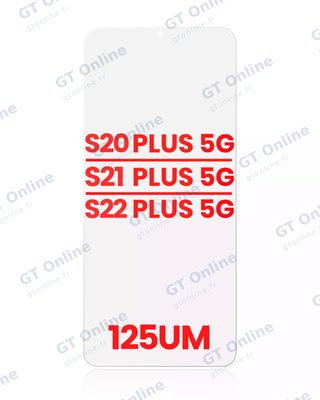 Film OCA pour Samsung Galaxy S20 Plus 5G / S21 Plus 5G / S22 Plus 5G (lot de 10, 125 µm)
