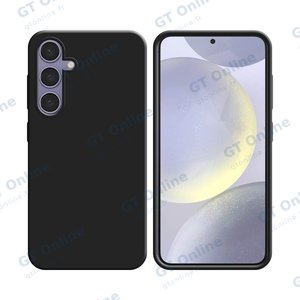 Coque Silicone Compatible pour Samsung Galaxy S24 Plus 5G S926 (#3) Noir