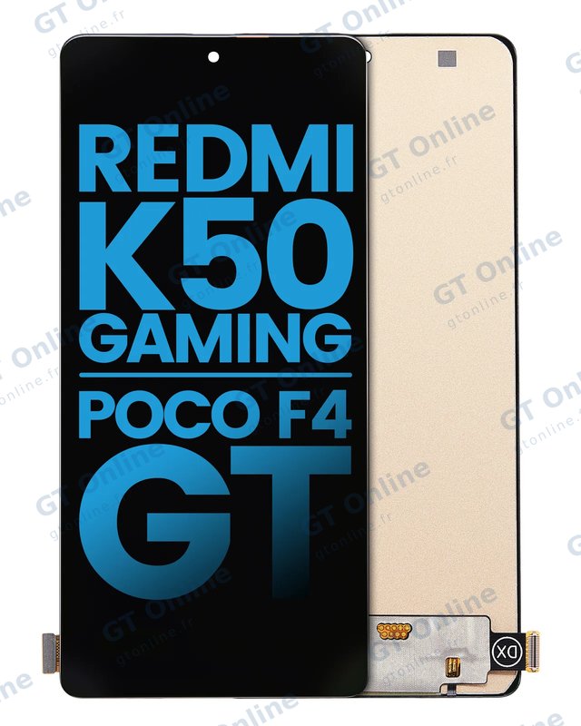 Écran pour Xiaomi Redmi K50 Gaming / Poco F4 GT (Aftermarket: Incell, toutes couleurs)