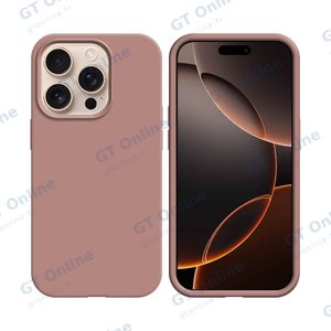 Coque Silicone Compatible pour Apple iPhone 16 Pro Max (#06) Rose