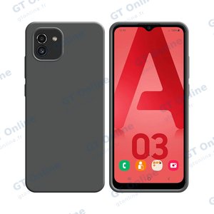 Coque Silicone Compatible pour Samsung Galaxy A03 A035F (#5) Gris