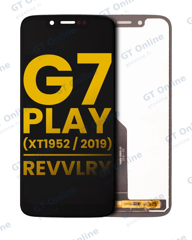 Écran LCD sans châssis pour Motorola Moto G7 Play (XT1952 / 2019) / T-Mobile Revvlry (reconditionné, toutes couleurs)
