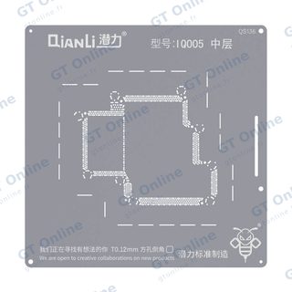Pochoir de rebillage Qianli Bumblebee QS136 pour Vivo IQOO5 5G (couche intermédiaire)