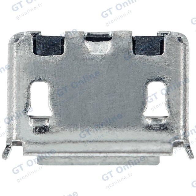 Connecteur de charge à souder — format Micro B, 5 broches, 2 points de fixation (C003)