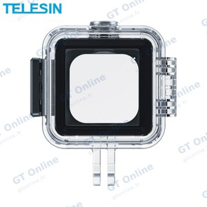 Coque Waterproof TELESIN OA-WTP-001 pour DJI Action 2 (jusqu'à 45m) Transparent