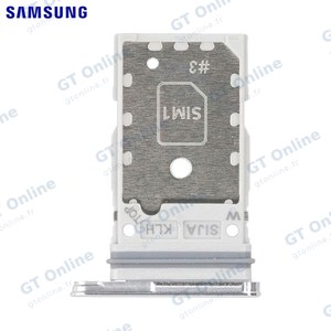 Tiroir SIM Original Samsung Galaxy S22 S901/Galaxy S22 Plus S906 GH98-47086B Blanc