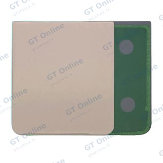 Vitre arrière pour Samsung Galaxy Z Flip 4 (pack service origine, or rose)
