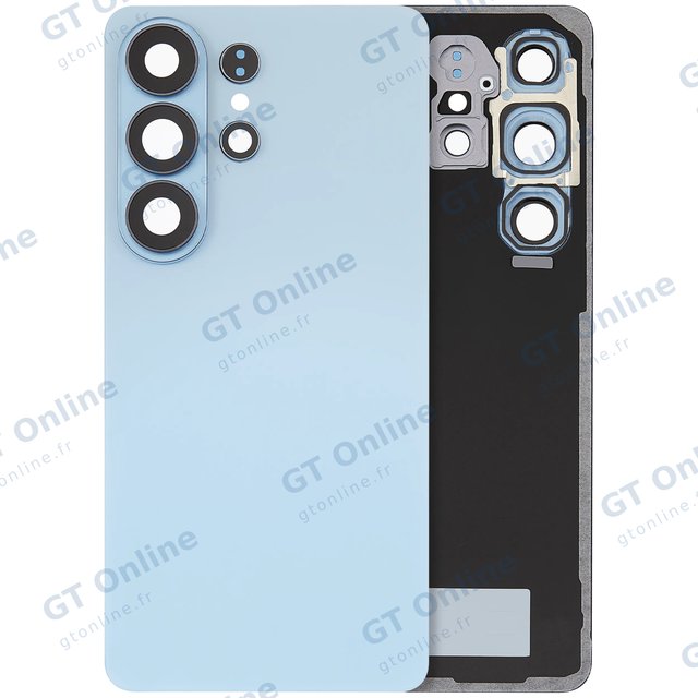 Vitre arrière pour Samsung Galaxy S26 Ultra (compatible premium, bleu ciel)
