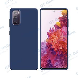 Coque Silicone Compatible pour Samsung Galaxy S20 FE 5G G781/Galaxy S20 FE 4G G780 (#16) Bleu Marine