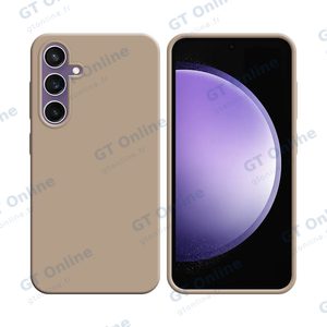 Coque Silicone Compatible pour Samsung Galaxy S23 FE S711 (#18) Rose Gold