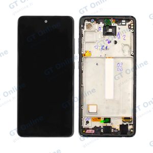 Écran Tactile Oled avec Châssis Samsung Galaxy A52 5G A526/Galaxy A52 4G A525 Awesome Black