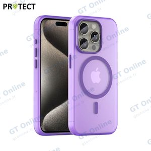 Coque de Protection MF-006 MagSafe PROTECT pour Apple iPhone 15 Pro Violet Foncé