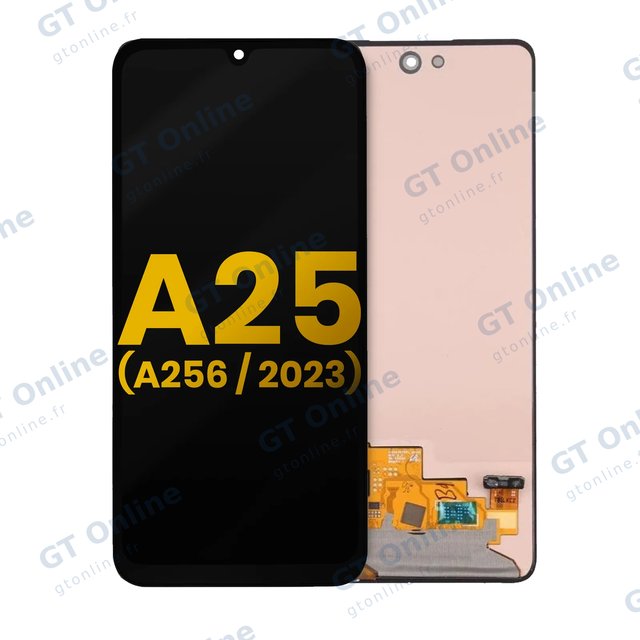 Écran OLED sans châssis pour Samsung Galaxy A25 5G (A256 / 2023) (reconditionné, toutes couleurs)