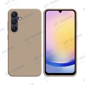 Coque Silicone Compatible pour Samsung Galaxy A25 5G A256 (#18) Rose Gold