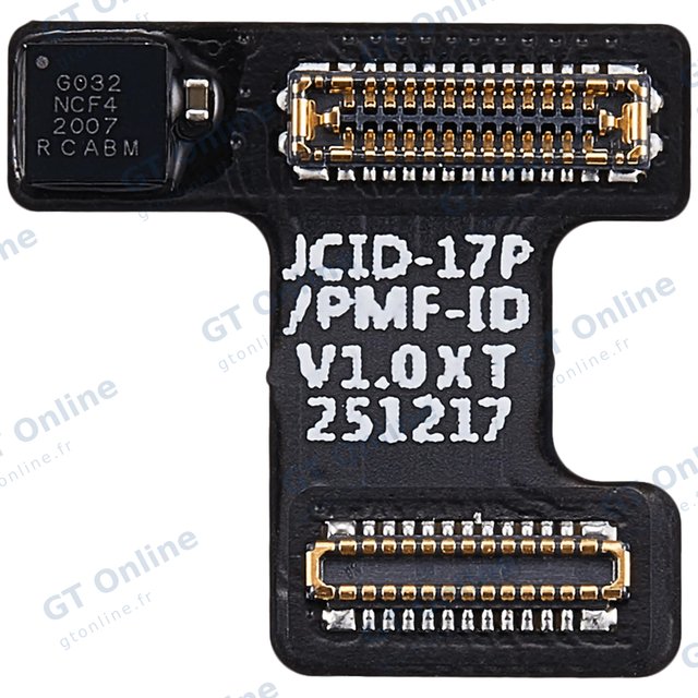 Pièce à microsouder pour Apple iPhone 17 Pro / 17 Pro Max (JCID) — Tag-on Face lD Repair FPC câble