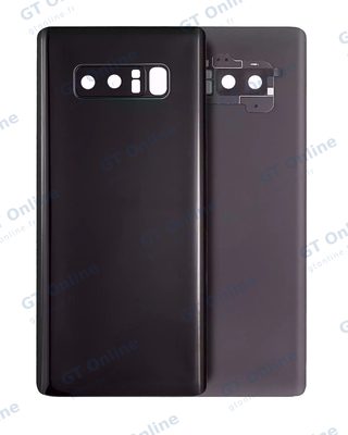 Vitre arrière pour Samsung Galaxy Note 8 (pack service origine, noir minuit)