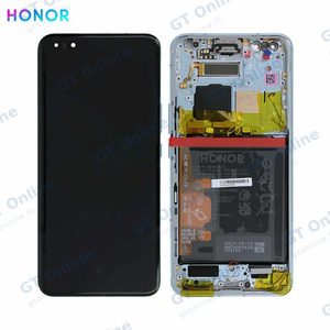 Bloc Écran Complet avec Châssis et Batterie Original Honor Magic 5 Pro 0235AFDK 0235ALQC Meadow Green