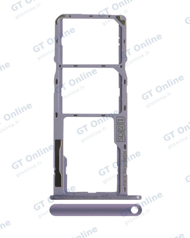 Tiroir SIM pour Motorola Moto G7 Power (XT1955 / 2019) (version internationale, Iced Violet)