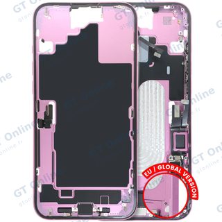 Châssis pour Apple iPhone 16 Plus (version EU, origine d'occasion — grade B, rose)