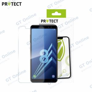 Verre Trempé Classique PROTECT pour Samsung Galaxy A8 2018 A530 Transparent — vue 2