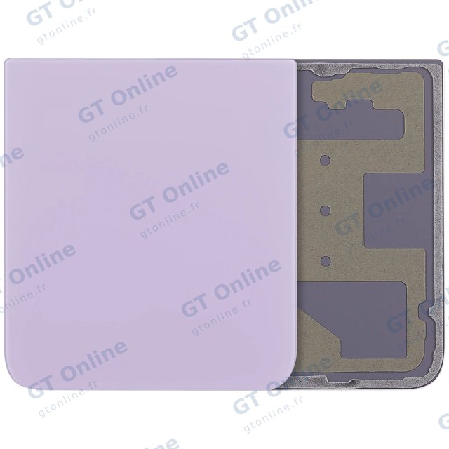 Vitre arrière pour Samsung Galaxy Z Flip 4 (compatible, Bora Purple)