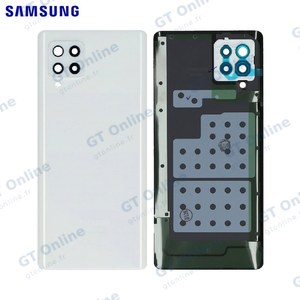Cache Arrière Original Samsung Galaxy A42 5G A426 GH82-24378B Blanc Prismatique