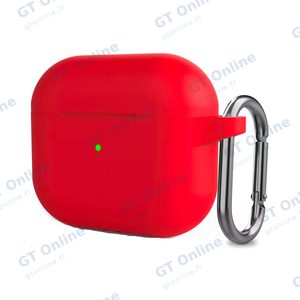 Protection Silicone pour Boitier AirPods 3e Génération Rouge