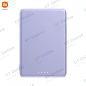 Batterie Externe Power Bank sans Fil Magnétique Xiaomi BHR08PNGL Super Slim 5000mAh Violet — vue 2