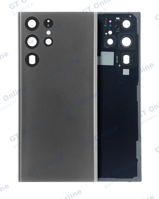 Vitre arrière pour Samsung Galaxy S22 Ultra (pack service origine, graphite)