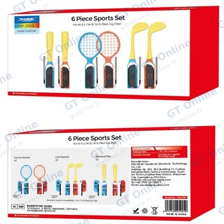 Kit de sport 6 pcs pour Nintendo Switch 2 DOBE TNS-5115