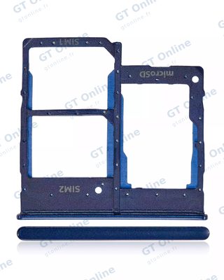 Tiroir SIM pour Samsung Galaxy A20E (A202 / 2019) (bleu)