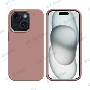 Coque Silicone Compatible pour Apple iPhone 15 Plus (#06) Rose