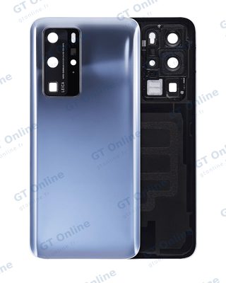 Vitre arrière pour Huawei P40 Pro (argent Mirror)
