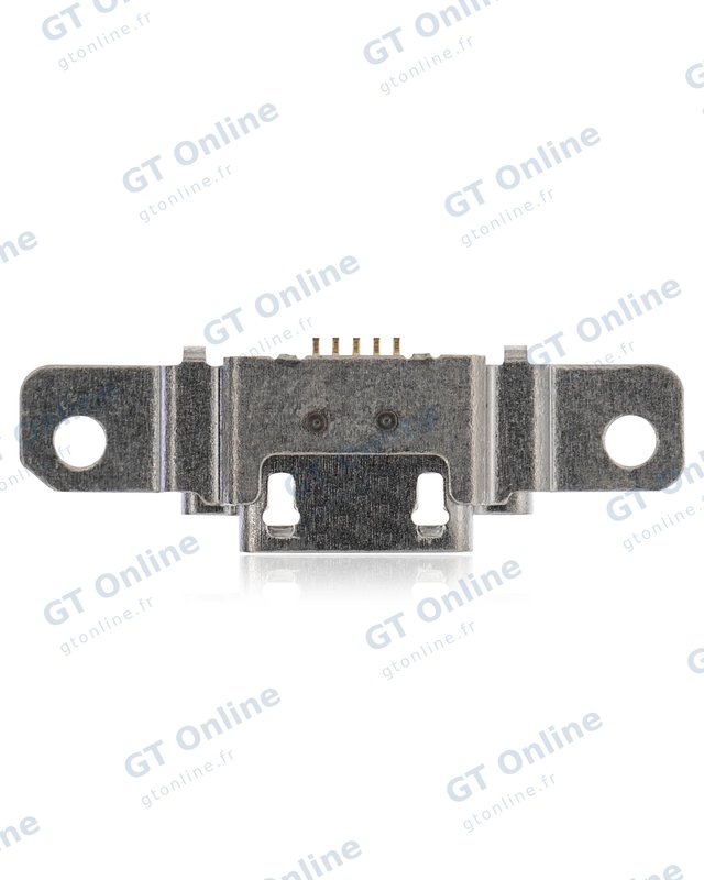 Connecteur de charge à souder — format Micro B, 5 broches, 6 points de fixation (C264)
