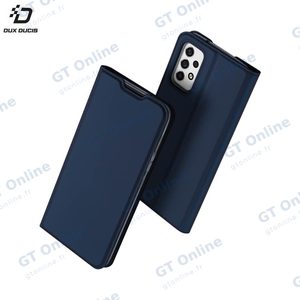 Housse de Protection Skin Pro Dux Ducis pour Samsung Galaxy A53 5G A536 Bleu