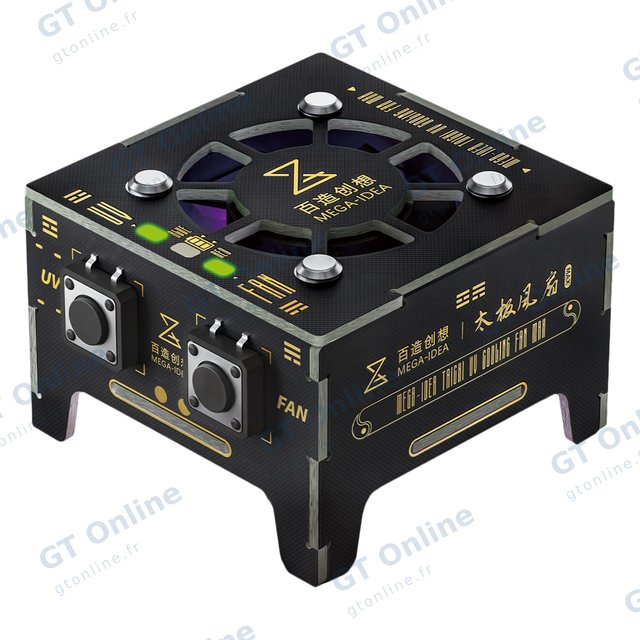Ventilateur turbo de refroidissement et de polymérisation Qianli Taichi Max