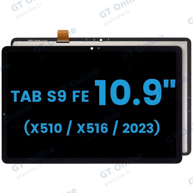 Écran pour Samsung Galaxy Tab S9 FE 10.9" (X510 / X516 ) (2023) (compatible, noir)