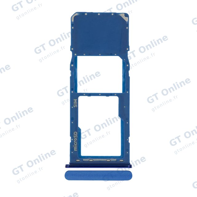 Tiroir SIM pour Samsung Galaxy A20 (A205 / 2019) / A30 (A305 / 2019) / A50 (A505 / 2019) (bleu)