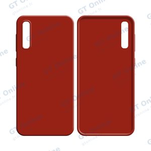 Coque Silicone Compatible pour Samsung Galaxy A30S A307/Galaxy A50 A505/Galaxy A50S A507 (#1) Rouge — vue 2
